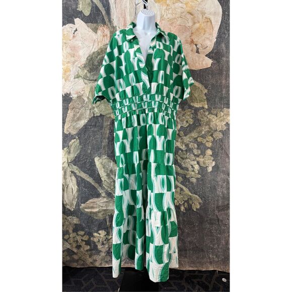 New Anthropologie The Somerset Maxi Shirt Dress Edition Size L - Picture 8 of 12
